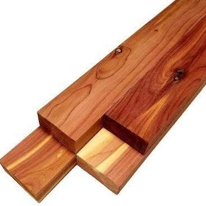 Aromatic Cedar Lumber Board - 3/4&quot; x 2&quot; (4 Pcs)