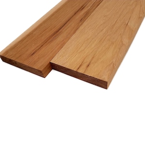 Hickory Lumber Board - 3/4&quot; x 4&quot; (2 Pcs)
