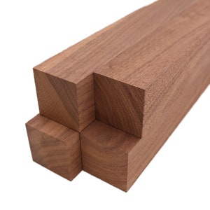 Walnut Turning Blank Squares - 2&quot; x 2&quot; (4 Pcs)