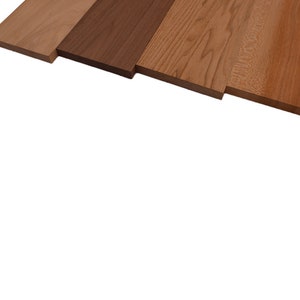 Domestic Exotic Variety Pack - Butternut, Walnut, Grey Elm, Quarter Sawn Sycamore - 3/4&quot; x 6&quot; (4 Pcs)