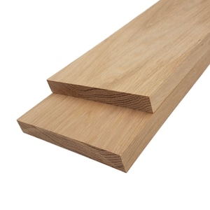 White Oak Lumber Board - 3/4&quot; x 6&quot; (2 Pcs)