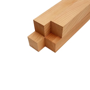 Cherry Turning Blank Squares - 1.5&quot; x 1.5&quot; (4 Pcs)
