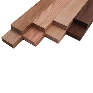 Domestic Exotic Variety Pack - Butternut, Coffee Nut, Grey Elm, Walnut - 3/4&quot; x 2&quot; (8 Pcs)