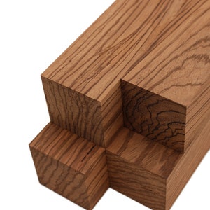 Zebrawood Lumber Square Turning Blanks (4pc) (2&quot; x 2&quot;)