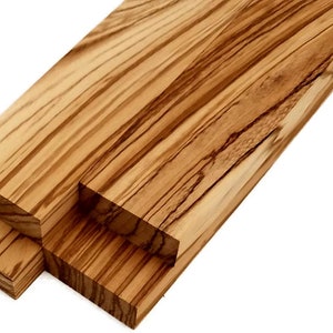 Zebrawood Lumber Board - 3/4&quot; x 2&quot; (4 Pcs)