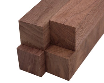 Walnut Turning Blank Squares - 1.5" x 1.5" (4 Pcs)