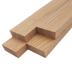 Red Oak Lumber Board - 3/4&quot; x 2&quot; (4 Pcs)