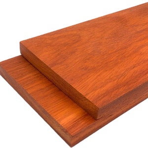 Padauk Lumber Board - 3/4&quot; x 6&quot; (2 pcs)