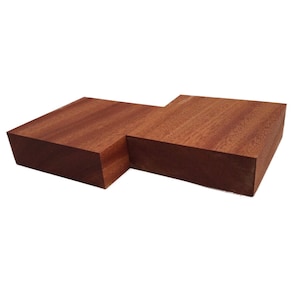 Mahogany Bowl Blanks - 2&quot; (2 Pcs)
