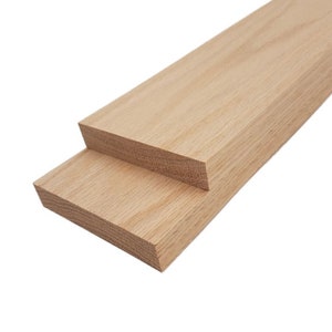 Red Oak Lumber Board - 3/4&quot; x 4&quot; (2 Pcs)