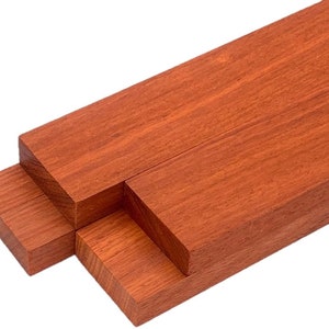 Padauk Lumber Board - 3/4&quot; x 2&quot; (4 pcs)