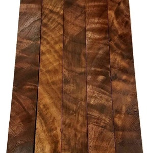 Burled Highly Figured Walnut Pen Blanks - 3/4" x 3/4" x 6" (5 Pcs)