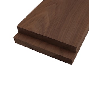 Black Walnut Lumber Board - 3/4" x 6" (2 Pcs)