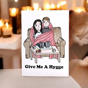 Scheda di supporto - "Dammi un Hygge" per inviare amore, abbracci, amicizia e pensieri positivi soprattutto nei momenti difficili