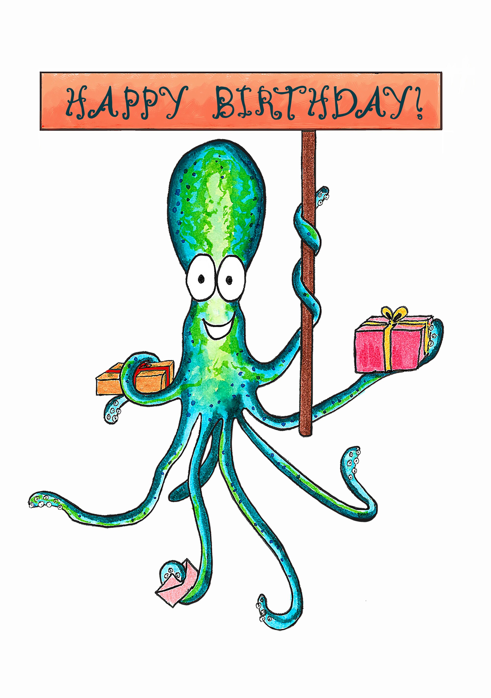 Birthday Octopus Card Fun And Funky Birthday Card For Kids Etsy birthday-octopus-card-fun-and-funky-birthday-card-for-kids-etsy