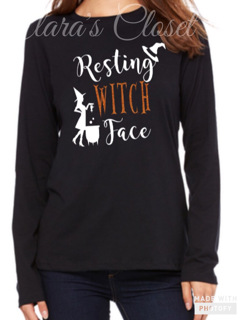 Round Neck Resting Witch Face Graphic Tank Top