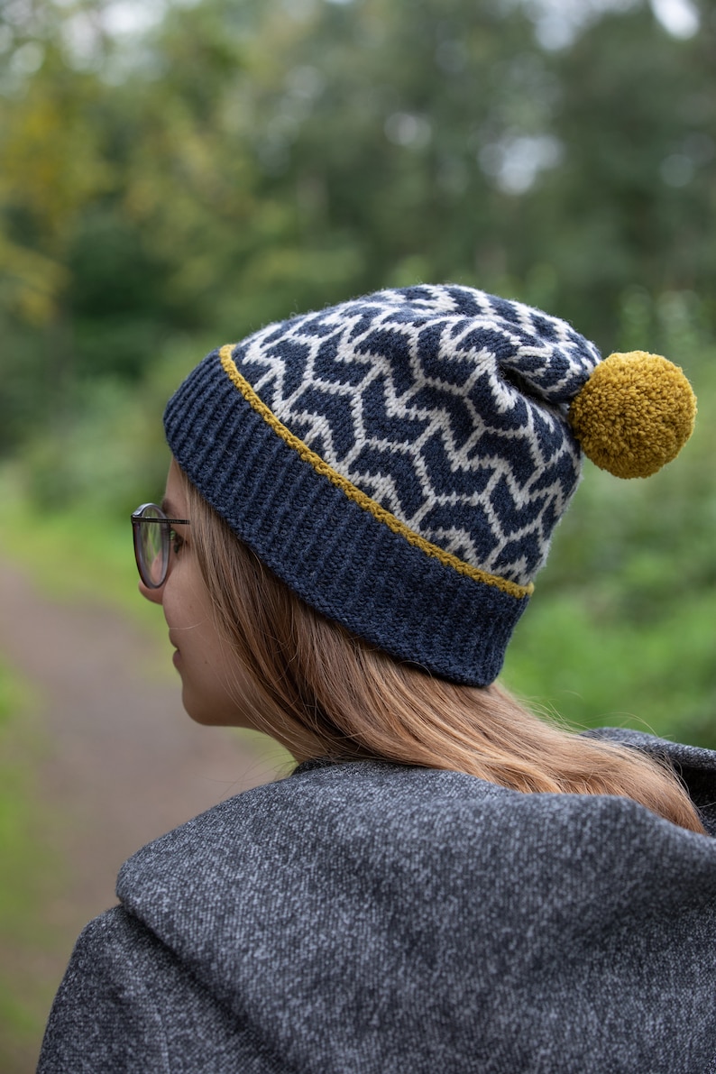 Knitting Pattern PDF Fair Isle Hat Stranded Instant Download - Etsy