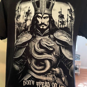 Vlad The Impaler - Don&#39;t Tread On Me T-shirt