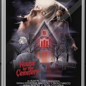 House By The Cemetery Poster