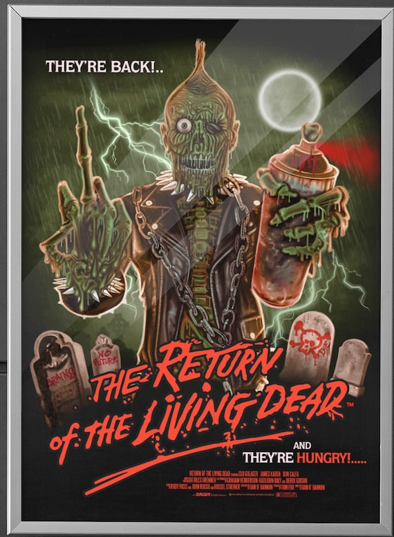 minori Return of The Loving Dead ポスター Return of the Living Dead - Punk Rock Poster - Etsy