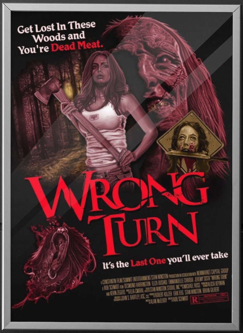 Wrong Turn Poster - Etsy
