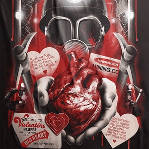 My Bloody Valentine Miner Poster Art Print by Artist Chris