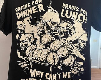 Brains For Lunch T-shirt Misfits Braineaters