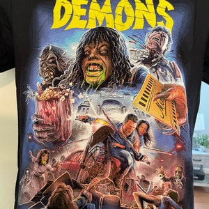 Demons - Metropol Cinema T-Shirt 1985 Movie Officially Licensed