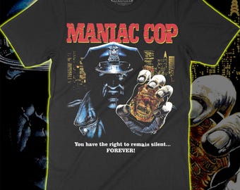 Maniac Cop T-Shirt Shirt 1988 Horror Movie