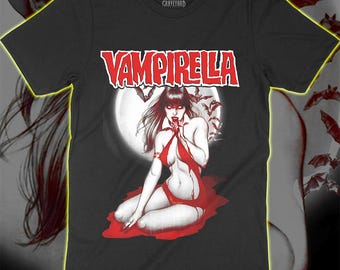 Vampirella Graphic T-Shirt: Vintage Comic Art Apparel