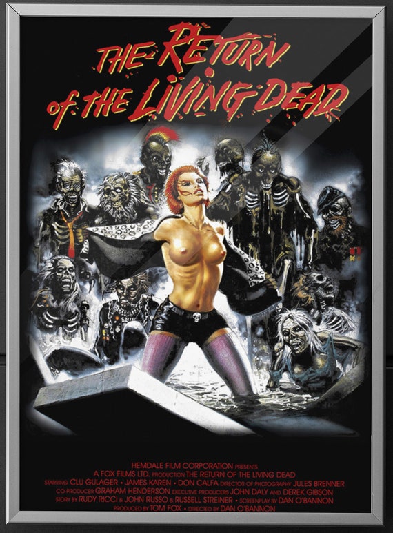 Return of the Living Dead - Trash Poster - Etsy