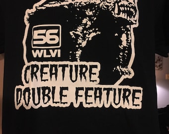 Creature Double Feature T-Shirt, Horror Movie Graphic Tee