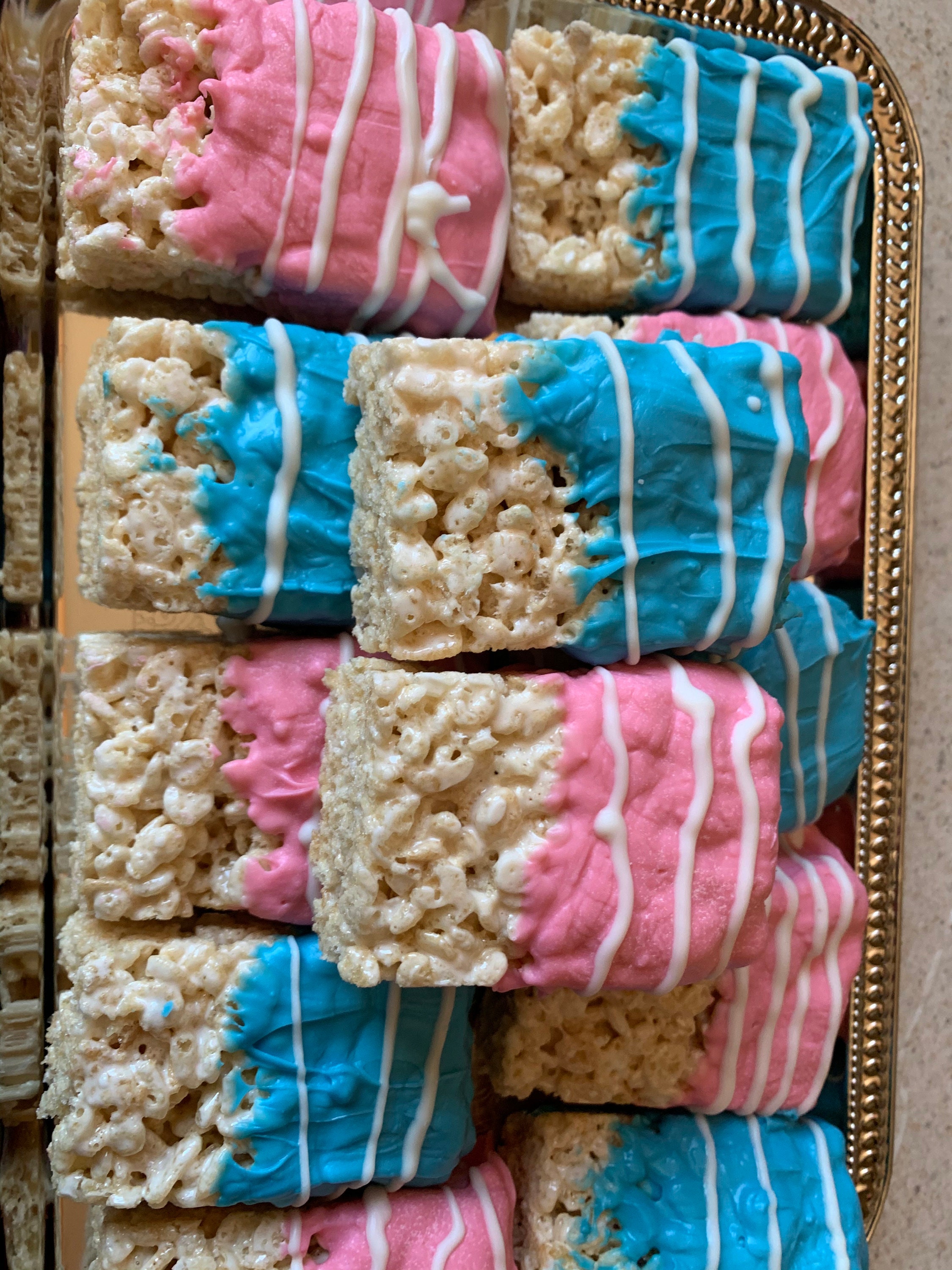 Gourmet chocolate covered rice krispie treats Gift Box Etsy