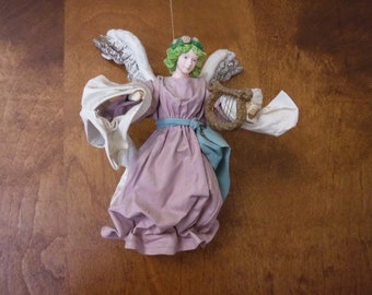 Paper Mache' Angel Ornament