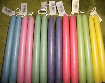 Mole Hollow 8 inch Taper Candles. NEW!