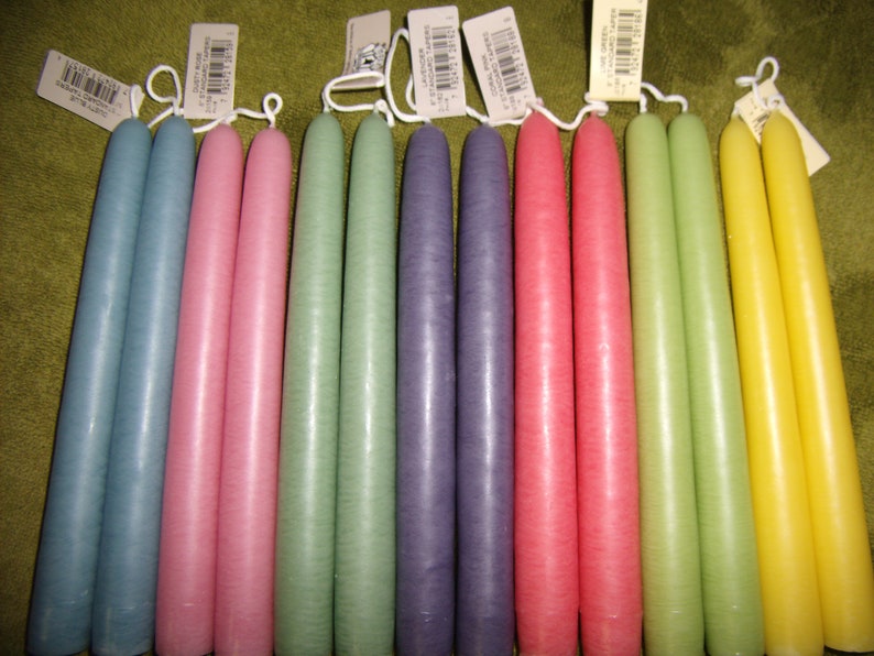 Mole Hollow 8 Inch Taper Candles. NEW Etsy