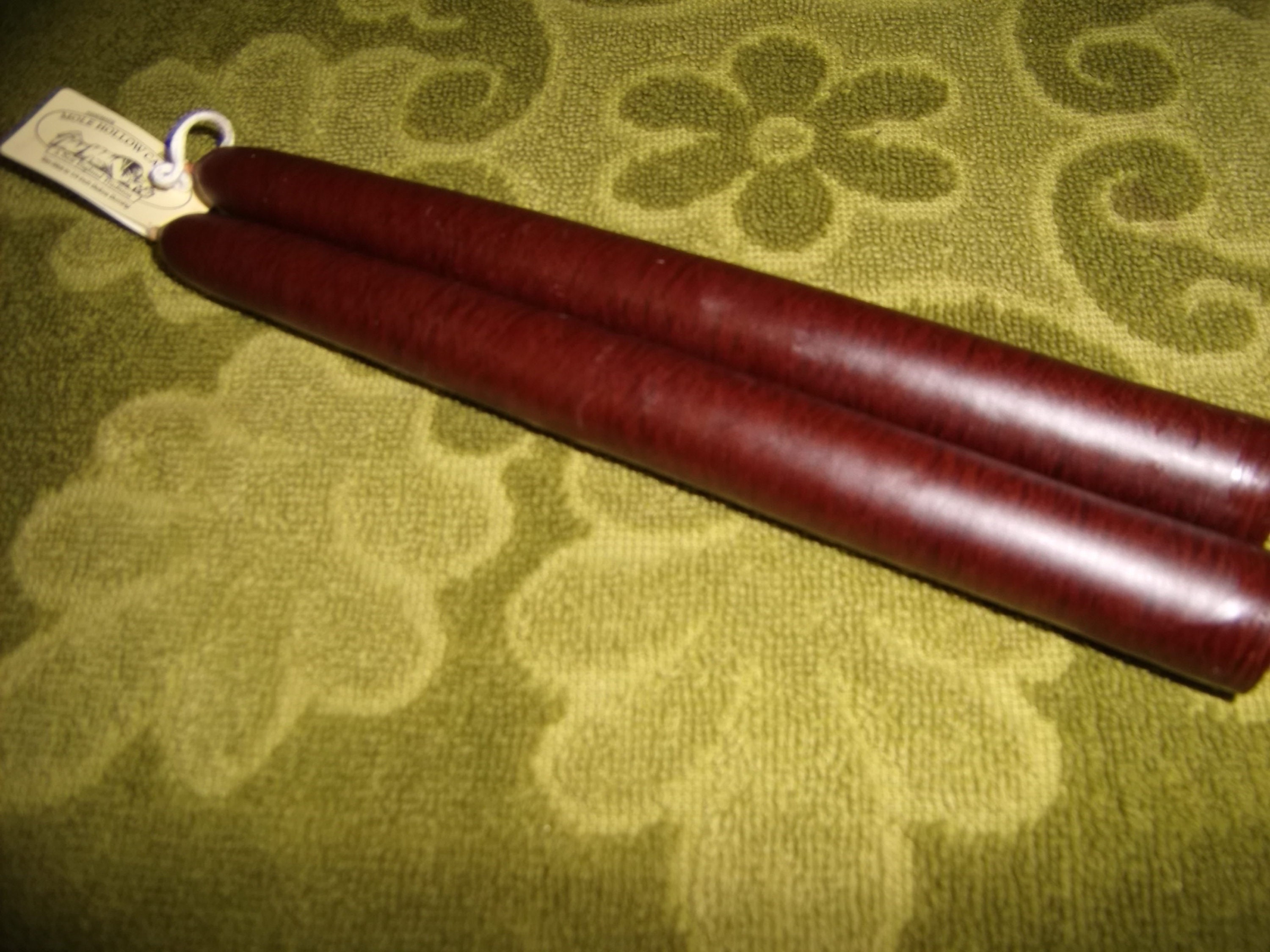 Mole Hollow 10 Inch Taper Candles. fall Colors Etsy