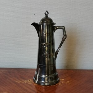 Danish Jugendstil Art Nouveau Silver plated  jug from 1913,Victoria Metalvarefabrik, St. Kongensgade, Kbh. (1897-1937)