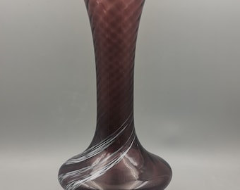 Vintage Purple glass vase, 30 h.