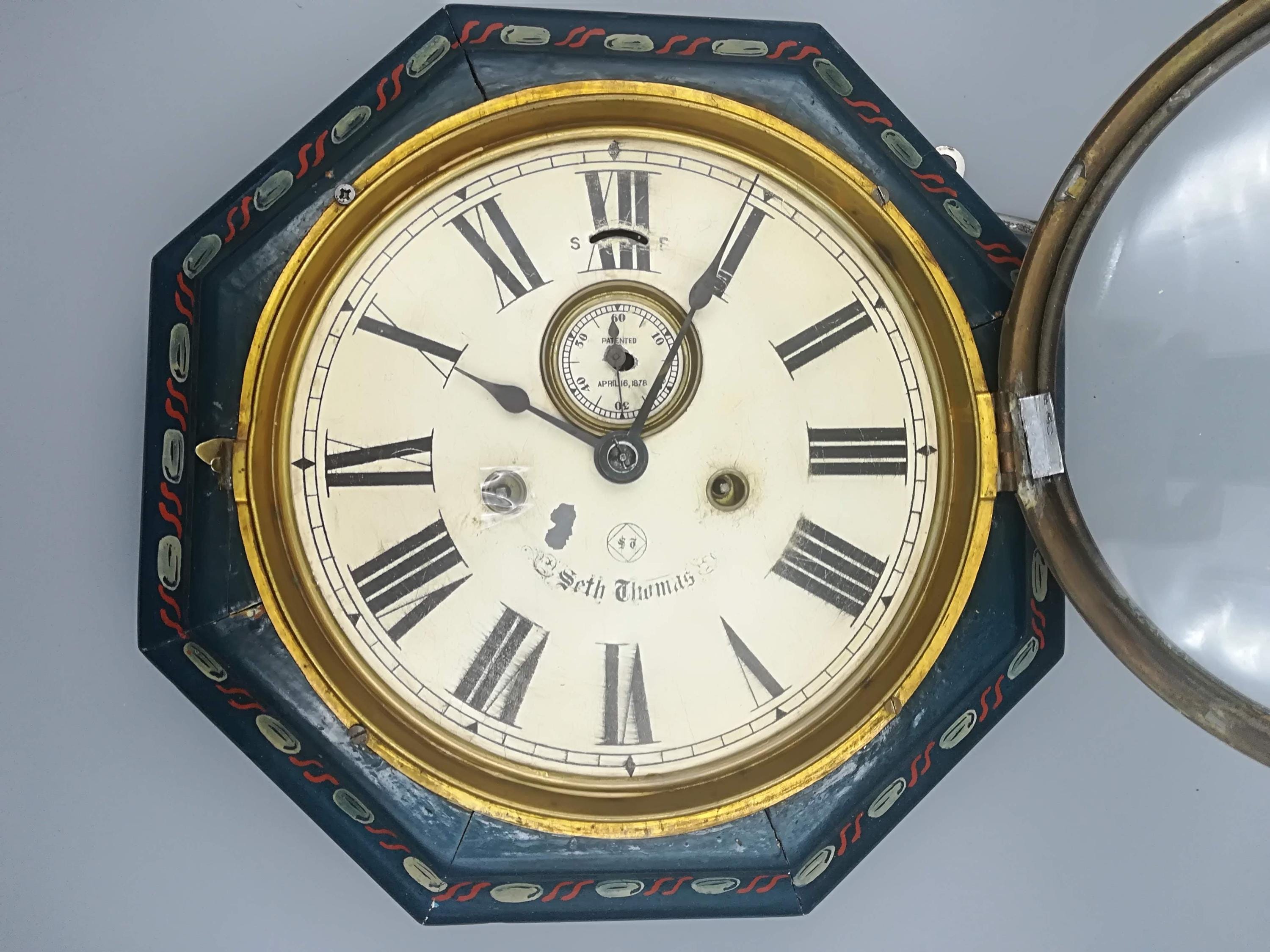 Seth Thomas Antique Maritime Damp Ship's Clocks From 1880s in the ...