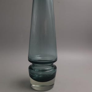 Finnish glass vase, design Tamara Aladin for Riihimaki in 1970s, Finland