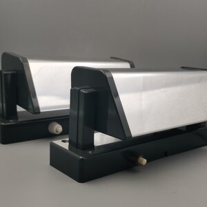 A pair of Danish Lyfa wall sconces, aluminium  metal  with plastic . Manufactured and marked by Lyfa.from 1970