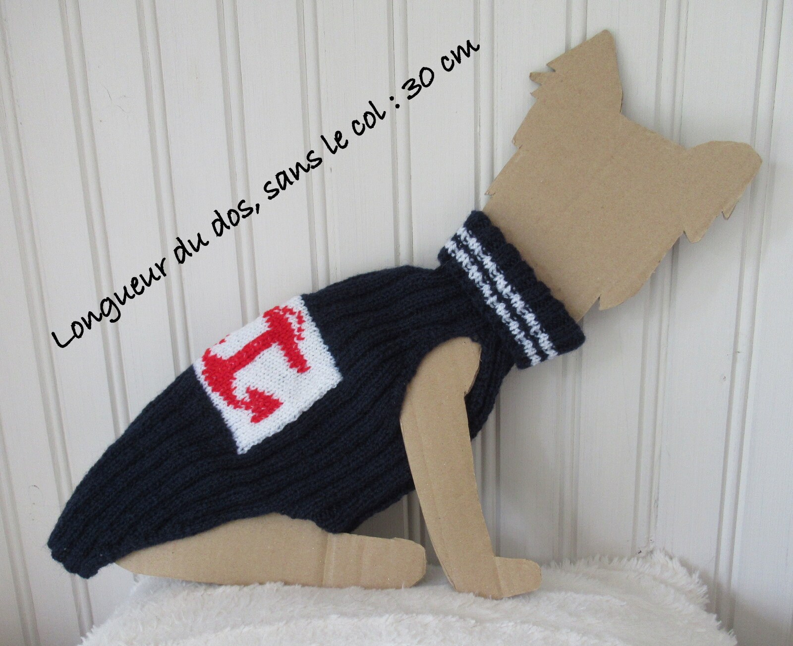 Pull Marin Pour Chien de Petite Taille ou Chaton