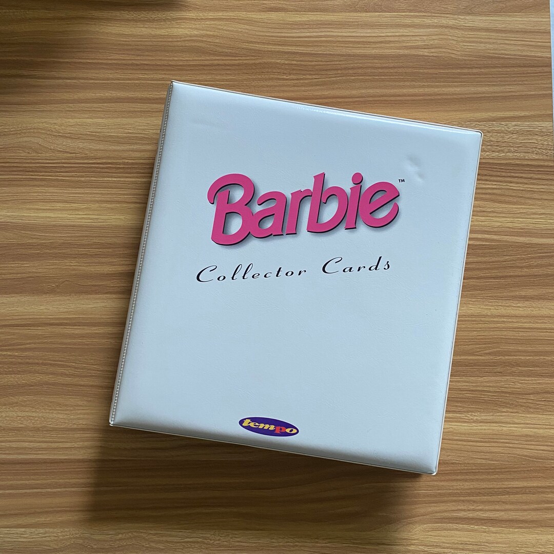 Mint Condition Complete Set Barbie Collector Cards, With Folder by
