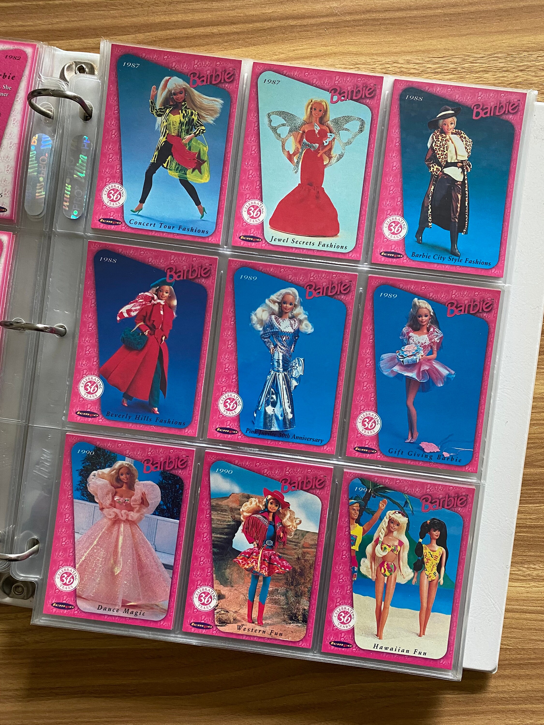 Mint Condition Complete Set Barbie Collector Cards With Etsy