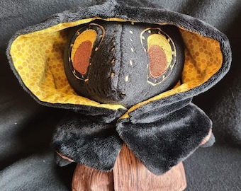 Custom Plague Doctor Plushie with Removable Cape & Coat | Made to Order Spooky Plush