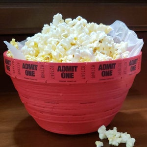 Theater Room/Home Décor Admit One Ticket  Bowl-Medium