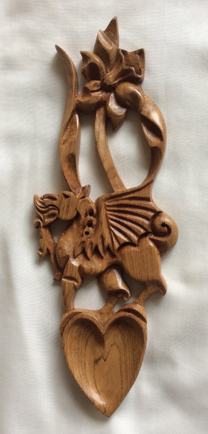 Carved Wood Dragon 