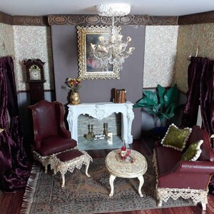 Victorian dollhouse furniture sets deals