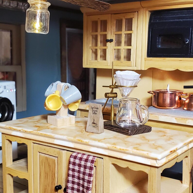 112 Scale Miniature Pour Over Drip Coffee Maker. High Quality